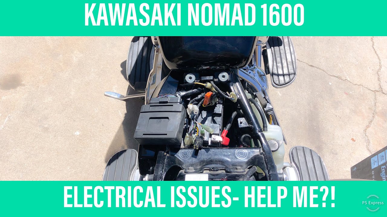 Kawasaki Vulcan Nomad 1600 Electrical Issues - Help Me Solve This!?  SOLVED!!! Watch The End!