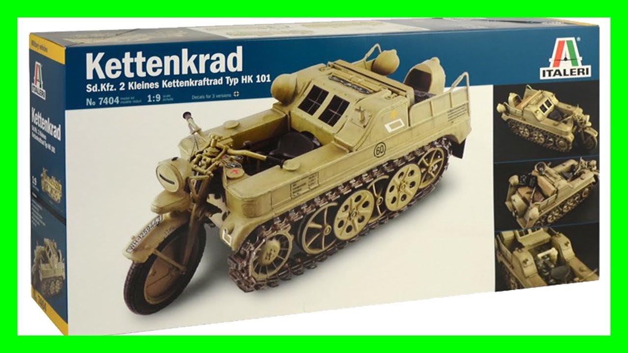 Quick look at: ITALERI Kettenkrad 1:9