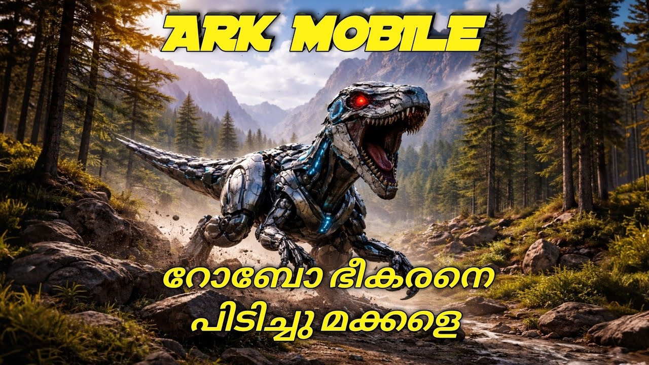ARK MOBILE | MALAYALAM GAMING | EPISODE - 4| റോബോ ഭീകരനെ പിടിച്ചു ഗയ്‌സ് #ark #malayalam #gaming 