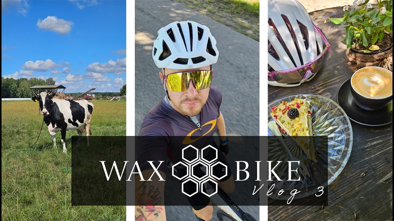 WaxBike – Vlog 3 – motocykl, pogodowe okno, znikający sernik🍰 szosa, Pink Panther i sporo gadania 🌦️
