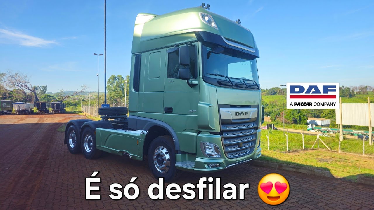 DAF XF 530 6X2 2025 VERDE APOEMA NÃO TEM COMO SE APAIXONAR 😍