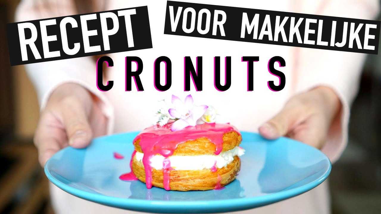 SUPER MAKKELIJKE CRONUTS MAKEN!