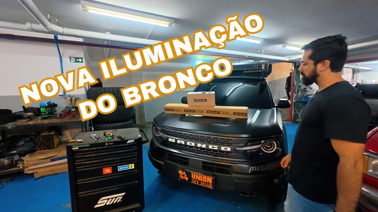Iluminação Off Road Amarela na Chuva e Poeira e Iluminação Branca no Escuro - Barra e Milhas SCP Led