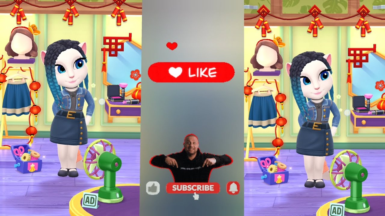 My Talking Angela 2 Gameplay #MYTALKINGANGELA2 #cosplay #talkingtom #gameplay 