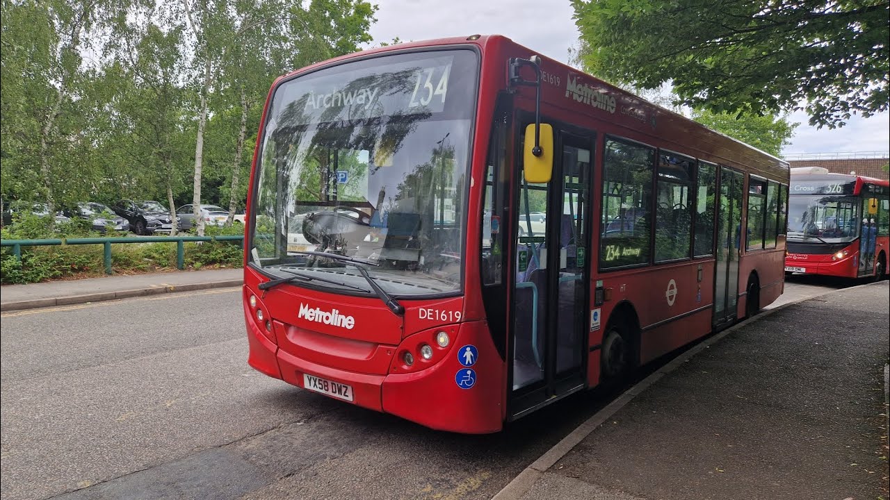 *Decent One* Metroline DE1619 YX58DWZ Bus Route 234