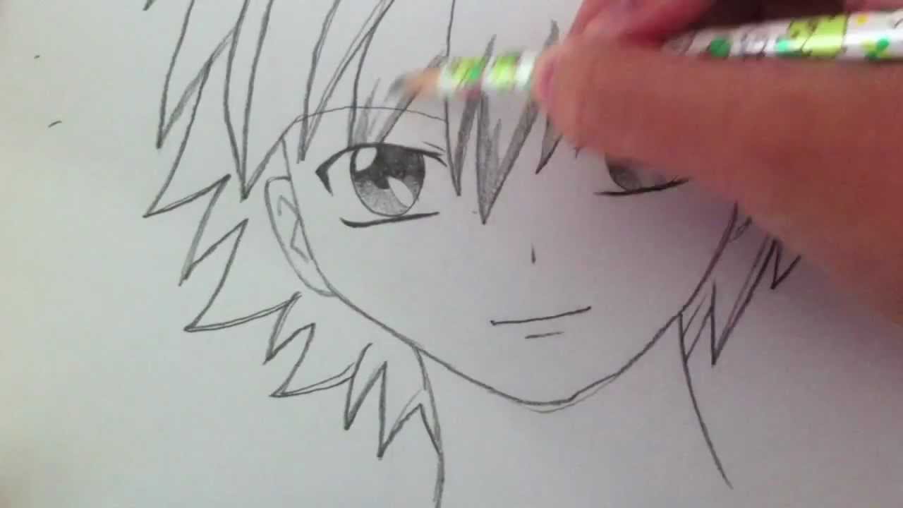 Drawing a Basic Manga Boy
