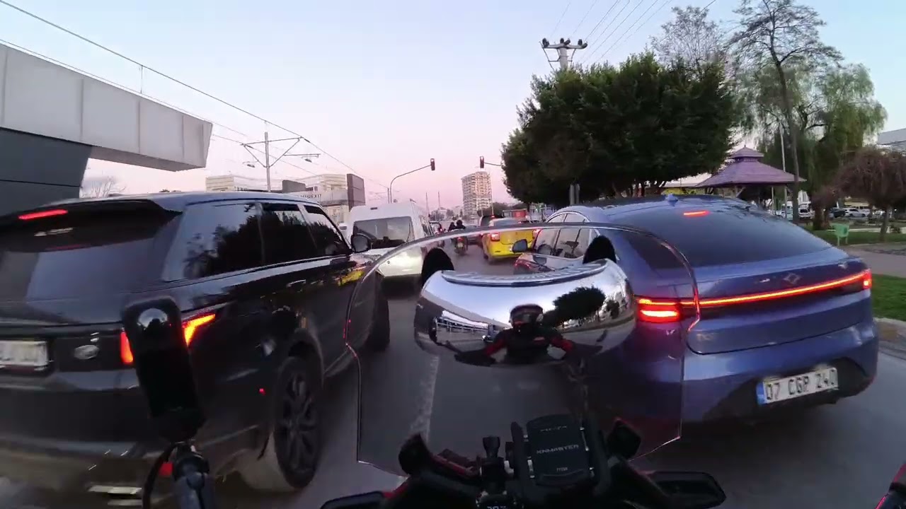Motorcunun gözümden #antalya trafiği 