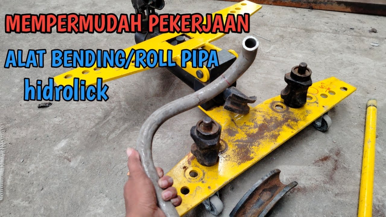 ALAT BENDING PIPA HIDROLIK | ROLL PIPA | TEKUK PIPA