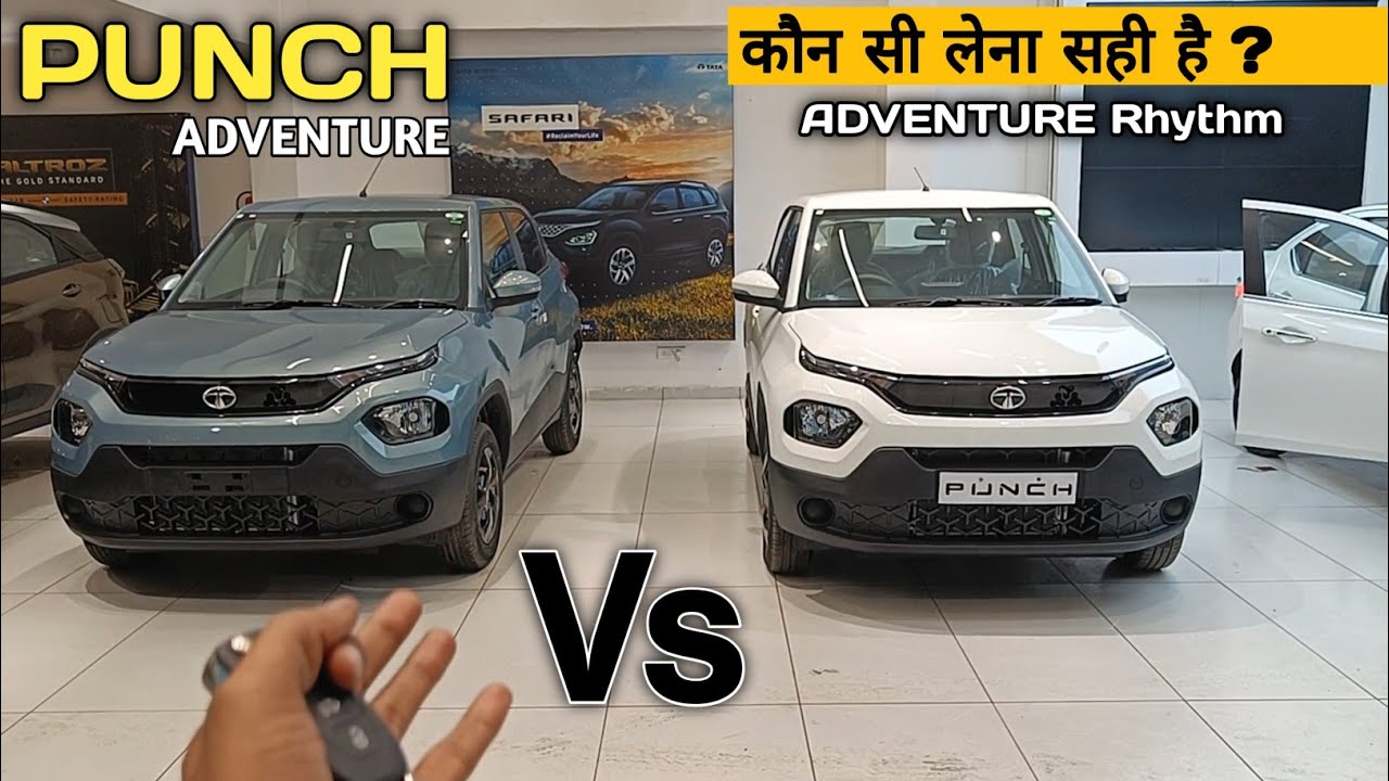 Tata Punch Adventure VS Adventure Rhythm Comparison 🔥| Know the difference! Which one is right to...