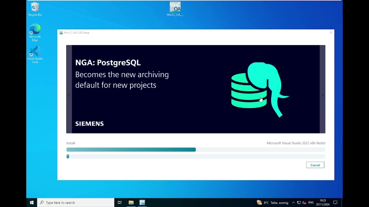 WinCC OA 3.20 Installation in Windows