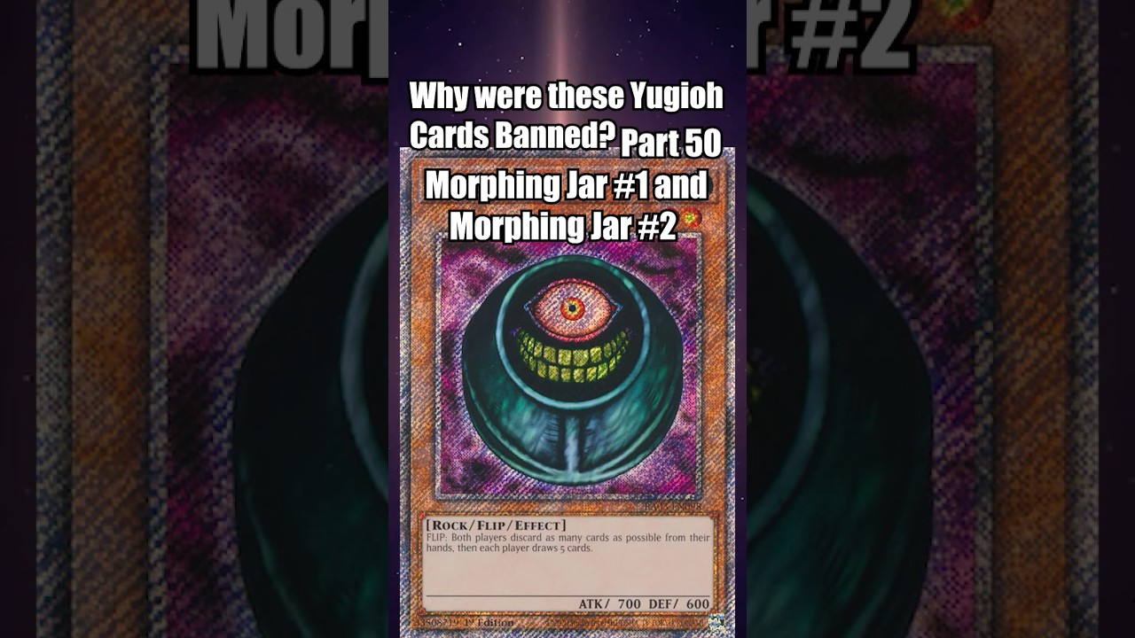 Why were the Morphing Jars Banned? In 1 Minute! #yugiohmasterduel #yugiohtcg  #yugiohcommunity