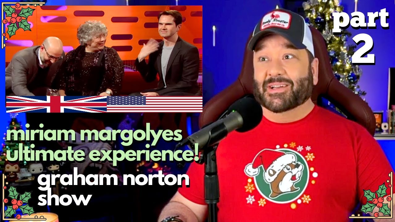 American Reacts to Part 2 of the Ultimate Miriam Margolyes Experience on Graham Norton!