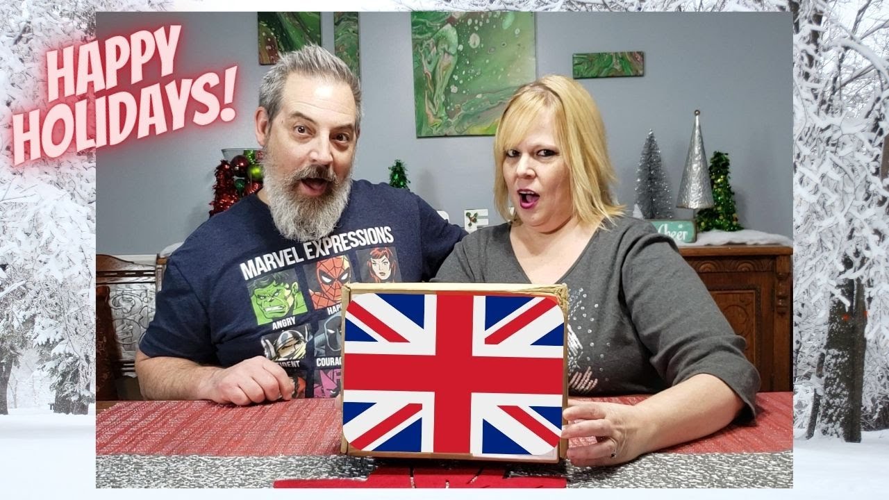 CHRISTMAS BRITISH CANDY BOX REVIEW ( THIS WITH THEM HOLIDAY BOX REVIEW )