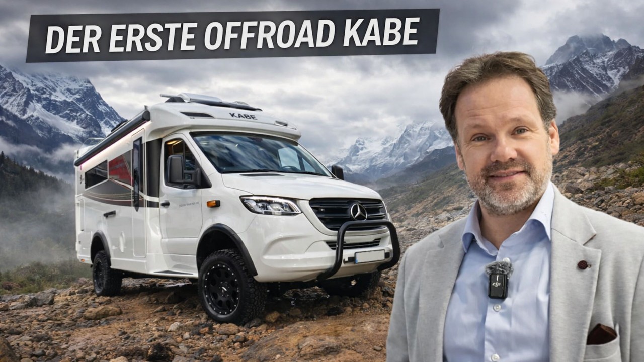 Allrad 4x4 🇸🇪 -40&deg;C winterfest WOHNMOBIL TEILINTEGRIERT 2026 Neuheiten Kabe TM Novum Traq 750 LGB