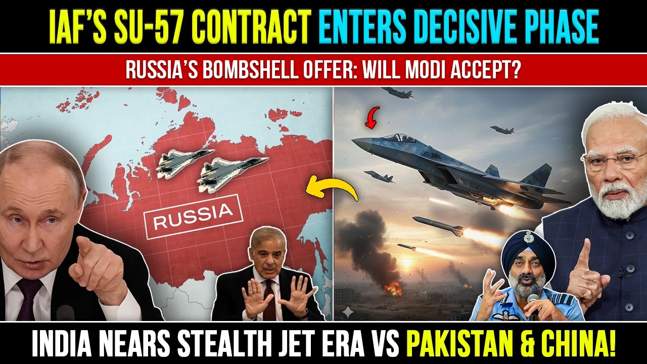 Is India's Defence Deal with Su57 Really Happening NOW? | Indian Air Force | India Pak War