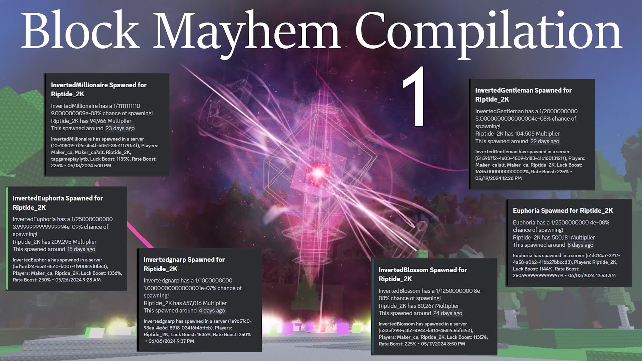 Block Mayhem Rare Block Compilation 1