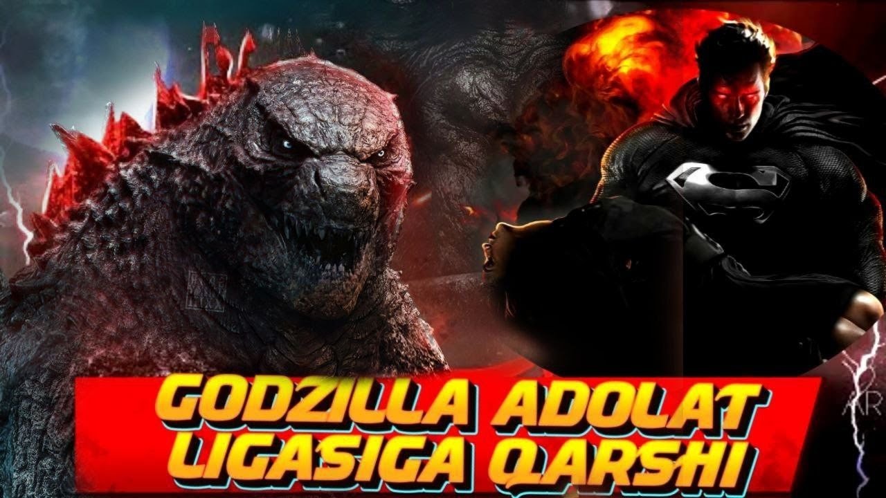 Godzilla Adolat ligasiga qarshi | Godzilla vs Supermen | Godzilla supermenni yengdimi?
