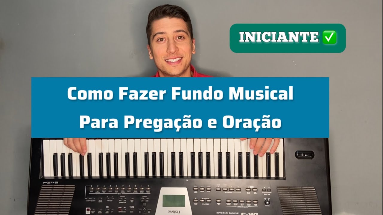 Como fazer fundo musical no teclado para oração e pregação ( SIMPLIFICADO )