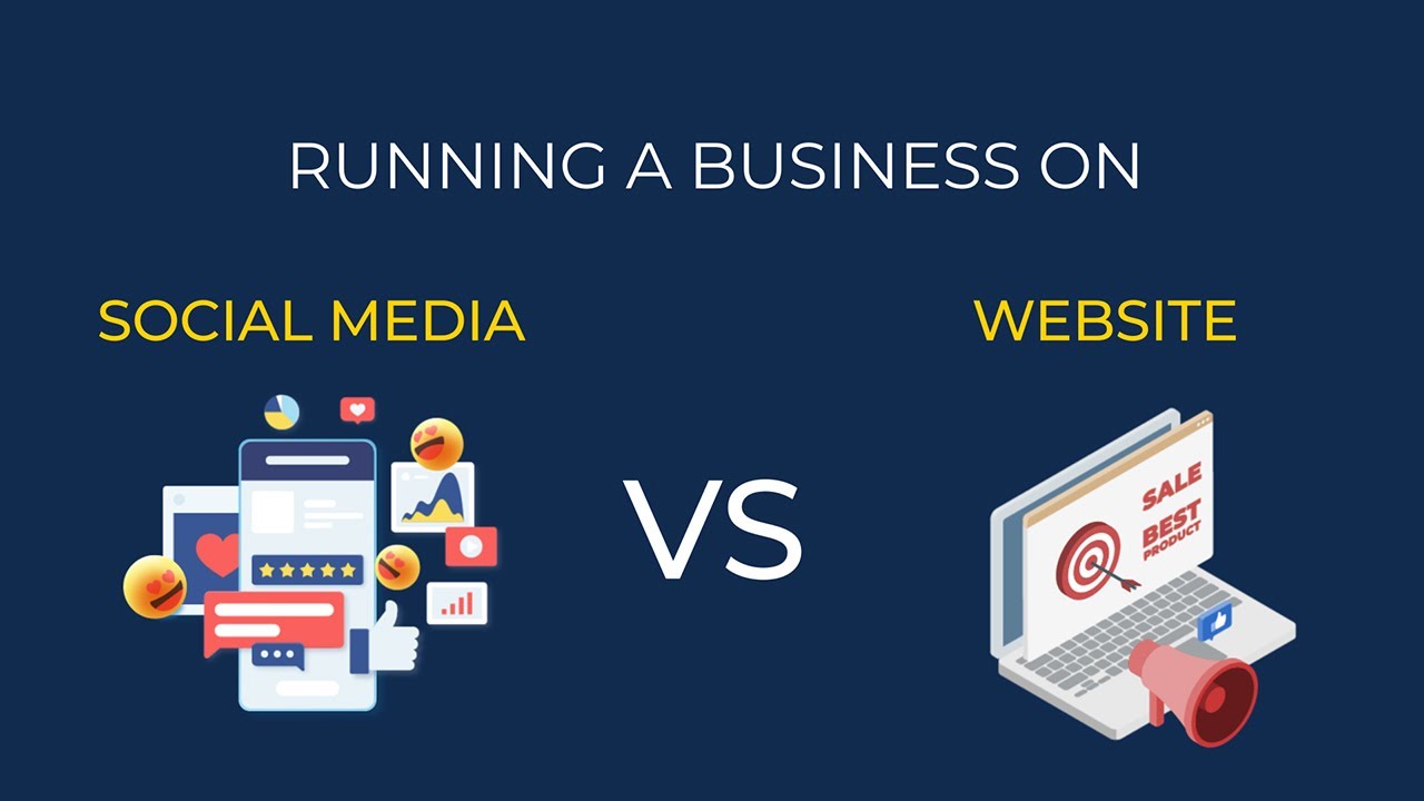 Website VS Social Media for business growth