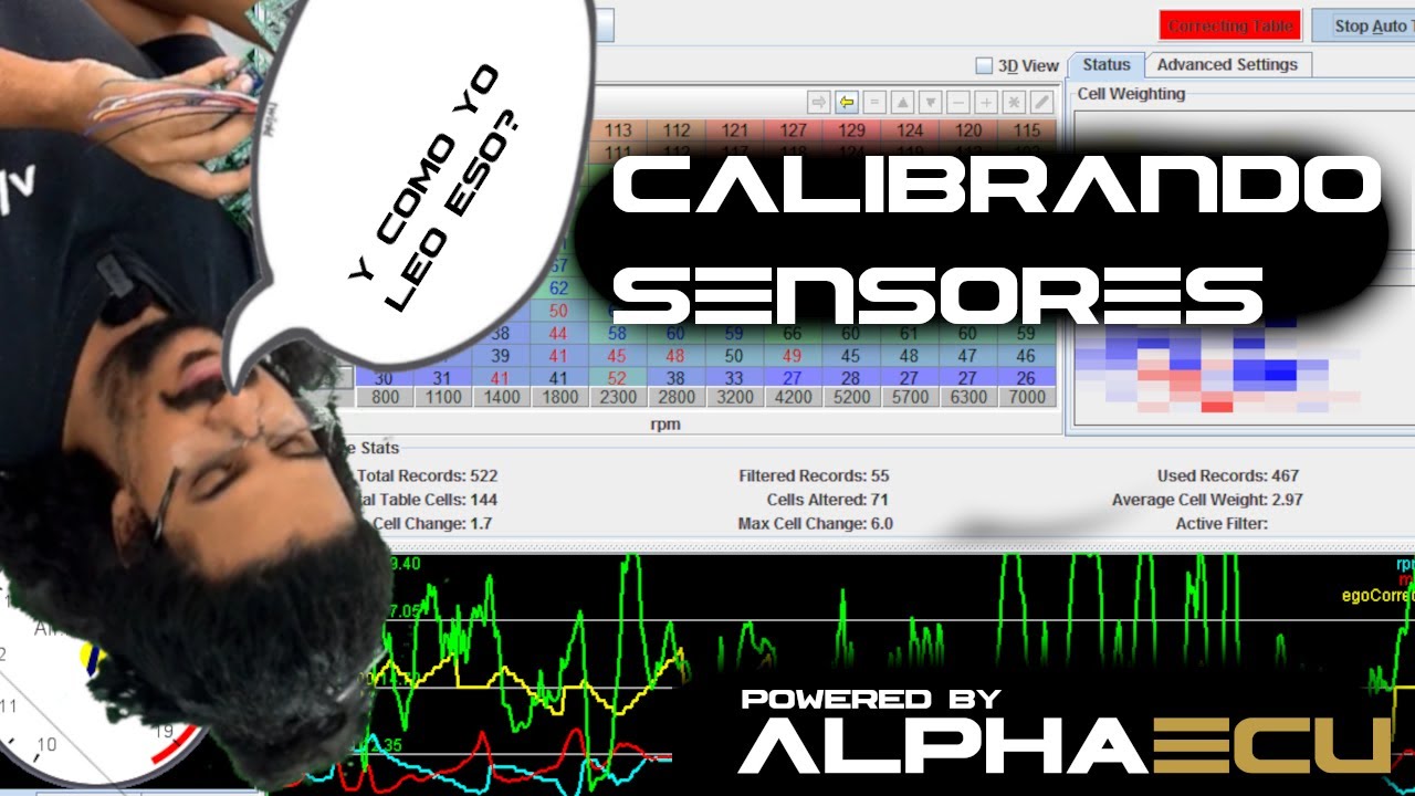 Programando la AlphaECU: Calibracion de Sensores