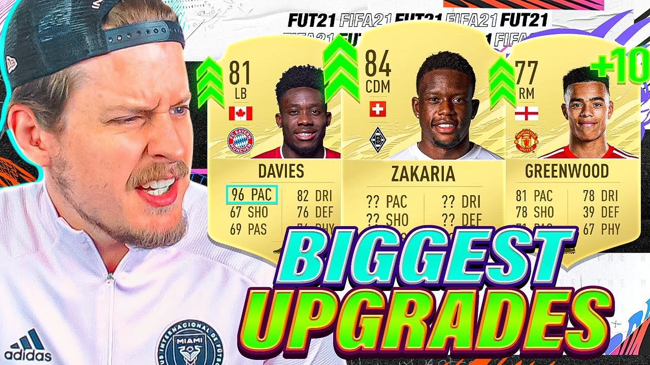 BIGGEST RATINGS UPGRADES IN FIFA 21! FIFA 21 Ultimate Team