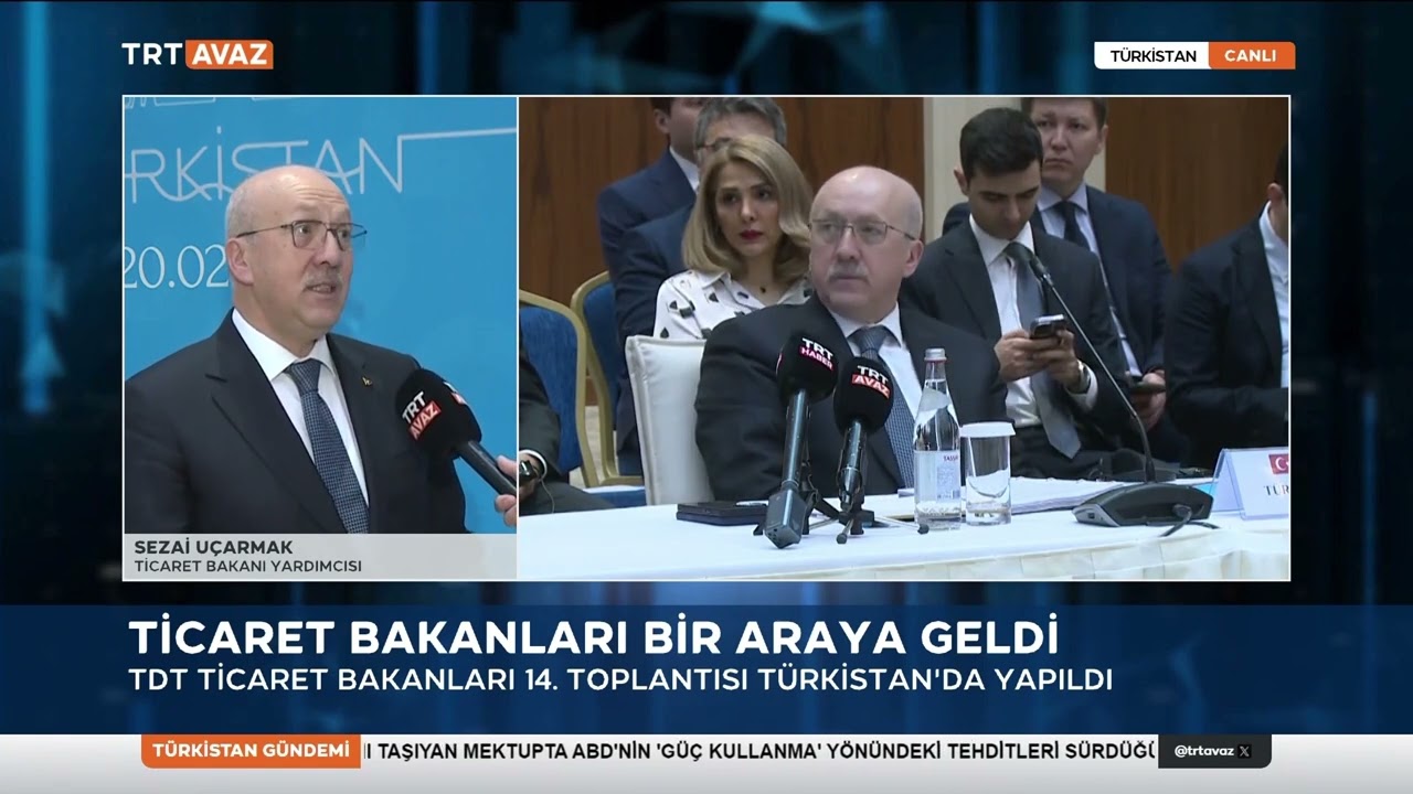 Ticaret Bakanları Bir Araya Geldi-TRT AVAZ TÜRKİSTAN GÜNDEMİ-20.02.2026
