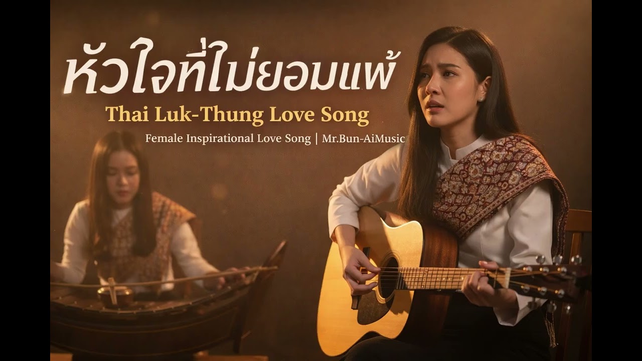 หัวใจที่ไม่ยอมแพ้ ❤️ | Thai Luk-Thung Love Song 2026 | เพลงลูกทุ่งผู้หญิงเพราะๆ | Mr.Bun-AiMusic