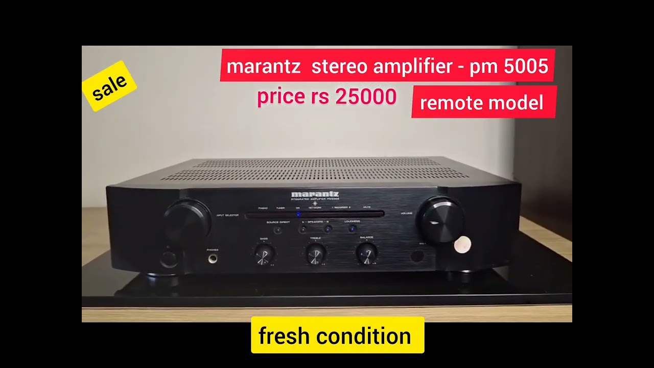 marantz stereo amplifier / model pm - 5005 / for sale / mercury audios / contact - 9994640101