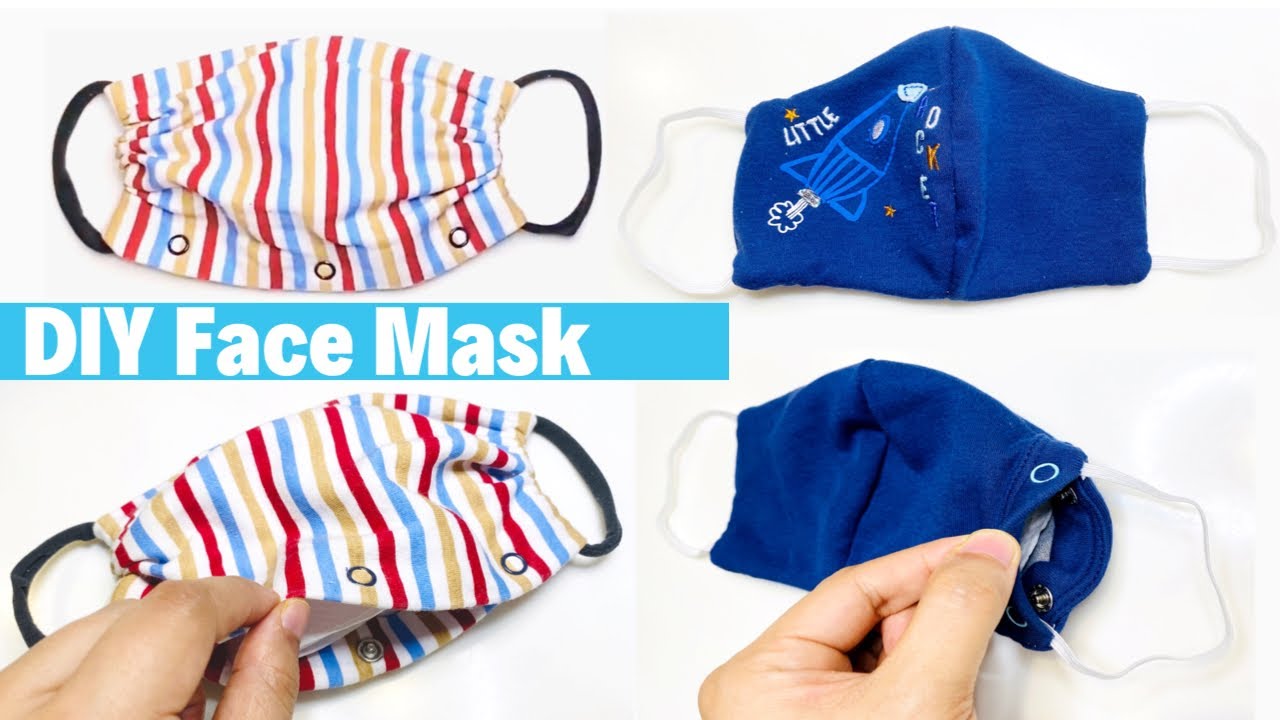 Old Baby Clothes to Face Mask! NO Sewing Machine