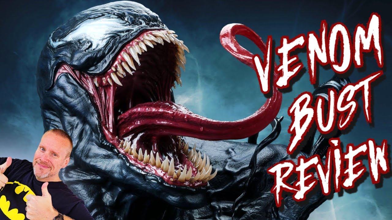 💥FIRST ON YOUTUBE REVIEW! Venom Life-Size Bust Statue Review | Queen Studios