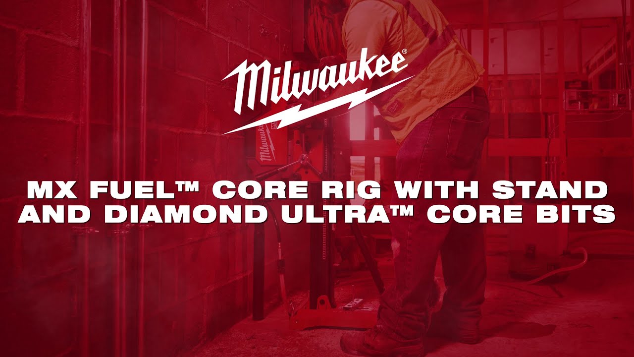 MX FUEL™ Core Rig With Stand and Diamond Ultra™ Core Bits
