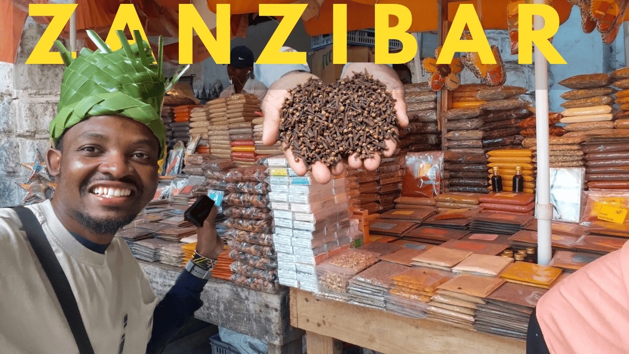 How SPICES are made in Zanzibar spice farm