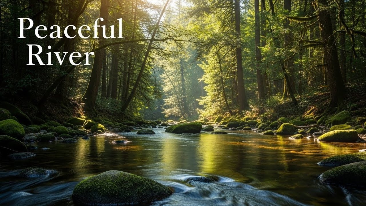 Calm Flowing River 🌿 Peaceful Natural Ambience for Meditation and Deep Sleep #191