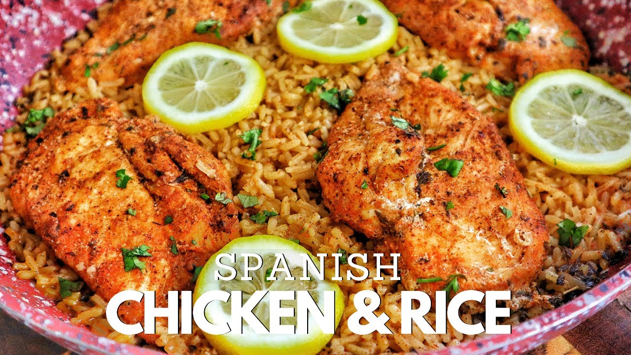 QUICK & EASY One Pot Spanish Chicken And Rice | Chicken Recipe