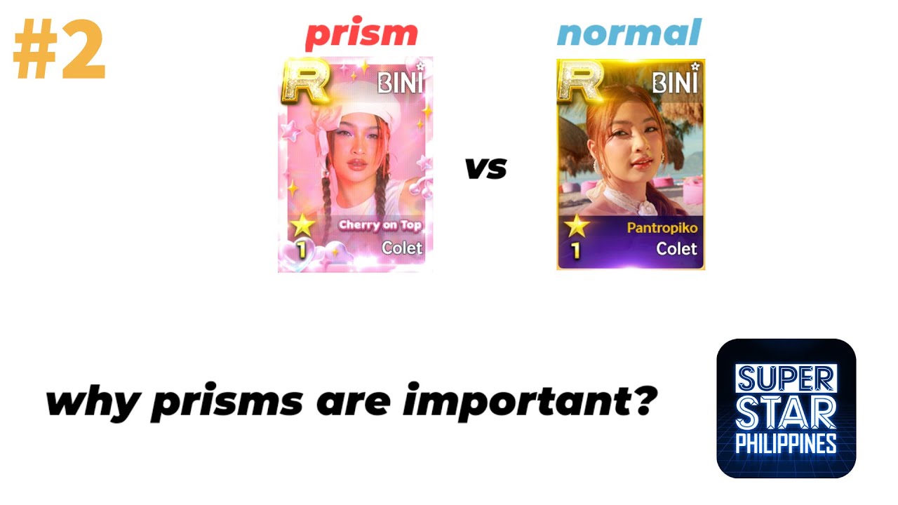 prism vs normal cards in superstar philippines