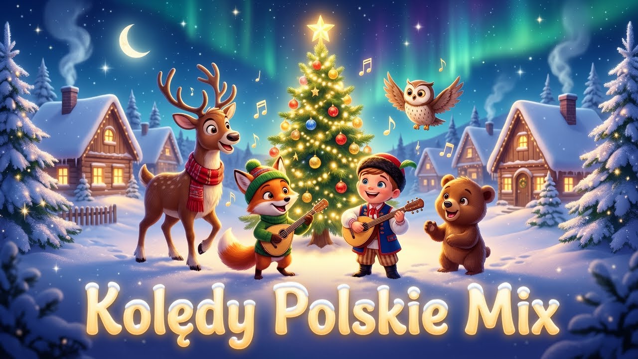 🎅 Najpiękniejsze Polskie Kolędy dla Dzieci – Wielki Świąteczny Mix 🎄 Rymowanki Śpiewanki