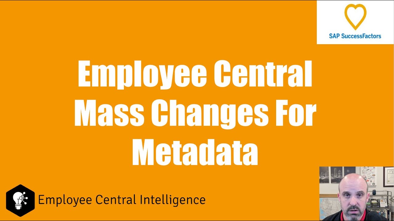 Массовые изменения объектов метаданных в SAP SuccessFactors Employee Central — мой любимый инстру...