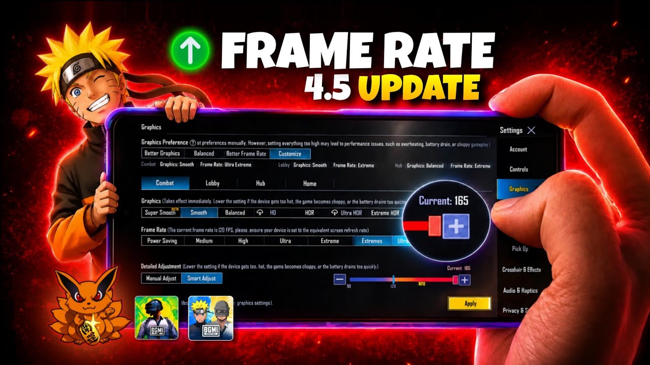 Unlock 120 FPS in BGMI & PUBG MOBILE (4.5 Update) 🔥 No Root | Extreme+ FPS Unlock 