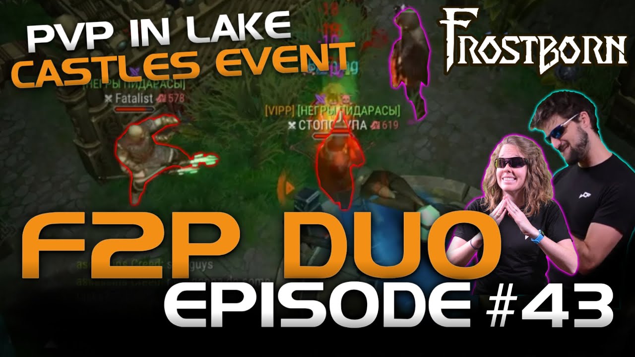 My Wife and I PvP in Lake Castle Event! Fun 2v2s! Frostborn F2P Duo Series Ep. 43!