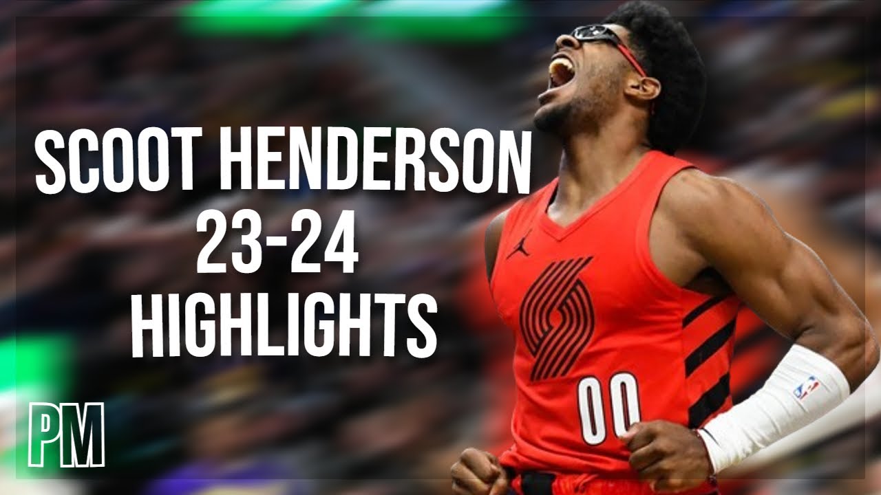 Scoot Henderson's UNREAL 2023-2024 Rookie Mixtape!