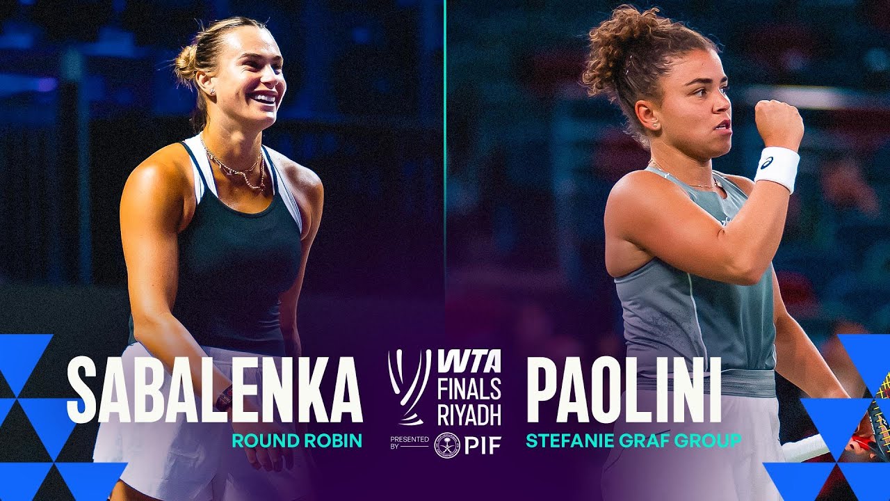 Арина Соболенко vs Арина Соболенко Жасмин Паолини | Финал WTA 2025, Эр-Рияд | Обзор матча WTA