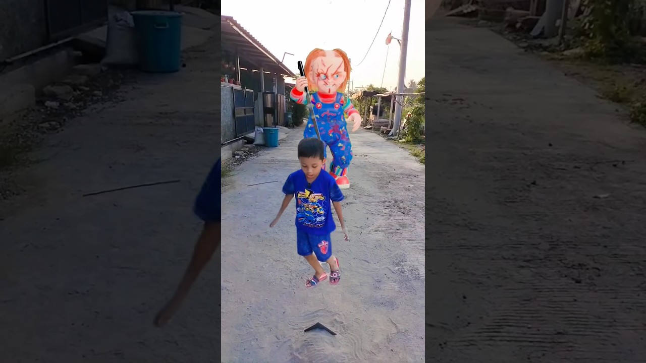 Dikejar hantu chucky  😱Part 1319 sibocil