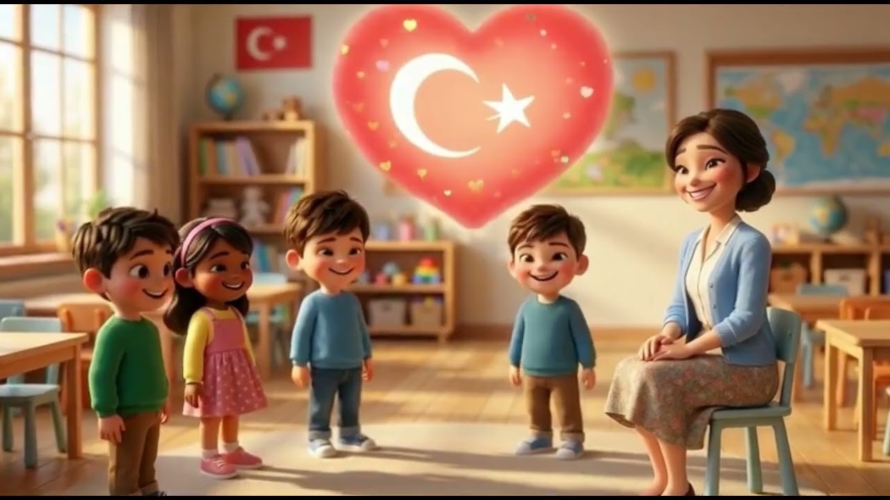 Bayrağım Neden Kırmızı? Okulöncesi Animasyon filmi 