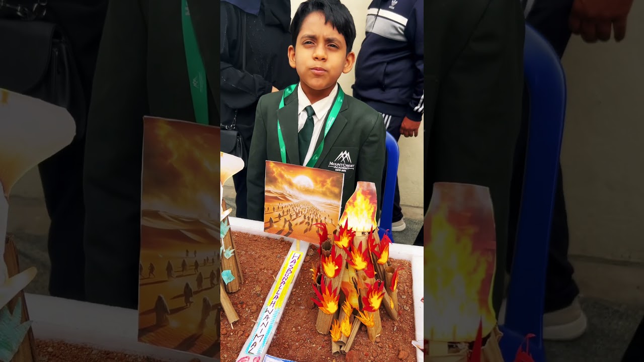 Allah&rsquo;s miracle on ibrahim A.S #schoolproject #islamicproject #ibrahimalaihissalam #allah #ytshort