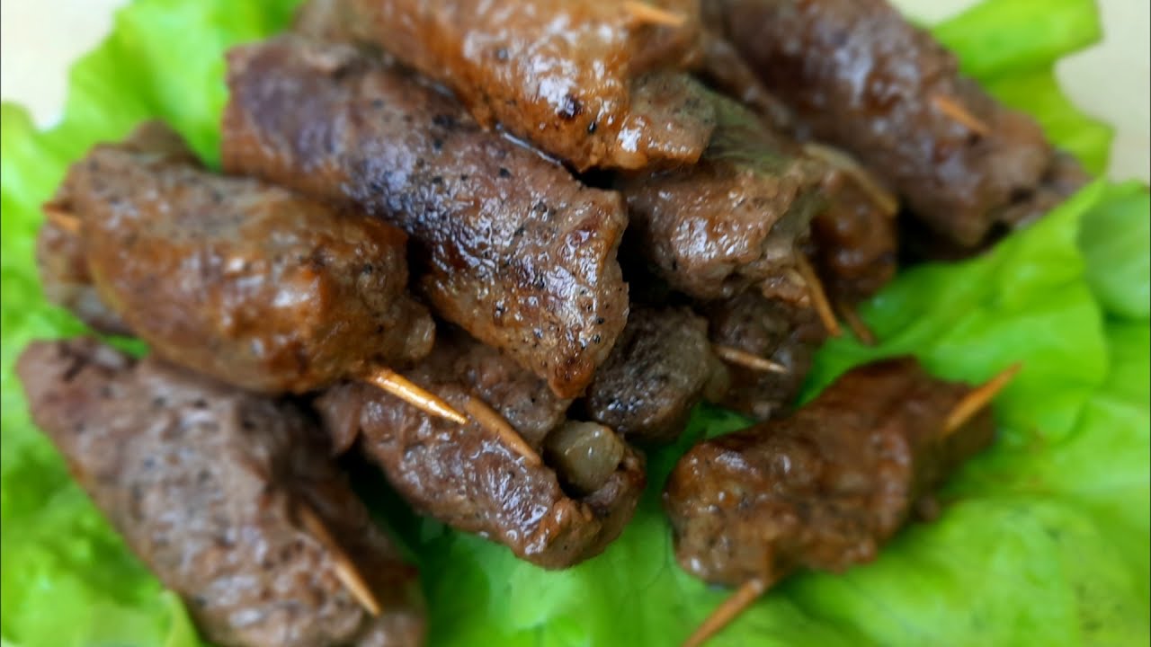 МЯСНЫЕ ПАЛЬЧИКИ! Мясные рулетики из говядины с начинкой!
