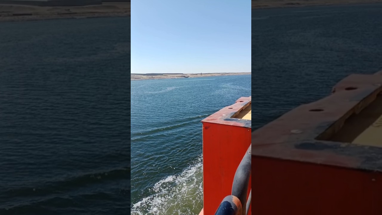 #suez_canal #crossing suez canal #egypt #beingmariner #marinerlife