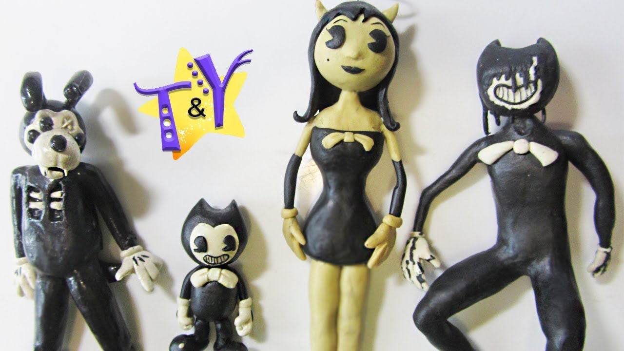 Бенди Алиса Борис Инк Бенди из пластилина Обзор Bendy Alice Boris Inc Bendy from clay
