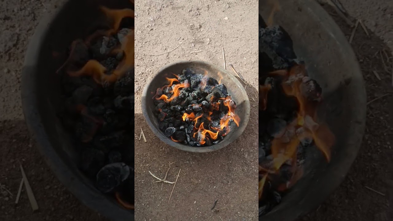 भस्म कैसे बनाएं?। making cowdung ansh #bhasma#cowdung #cowdungproducts #shorts #short#Panchgavya