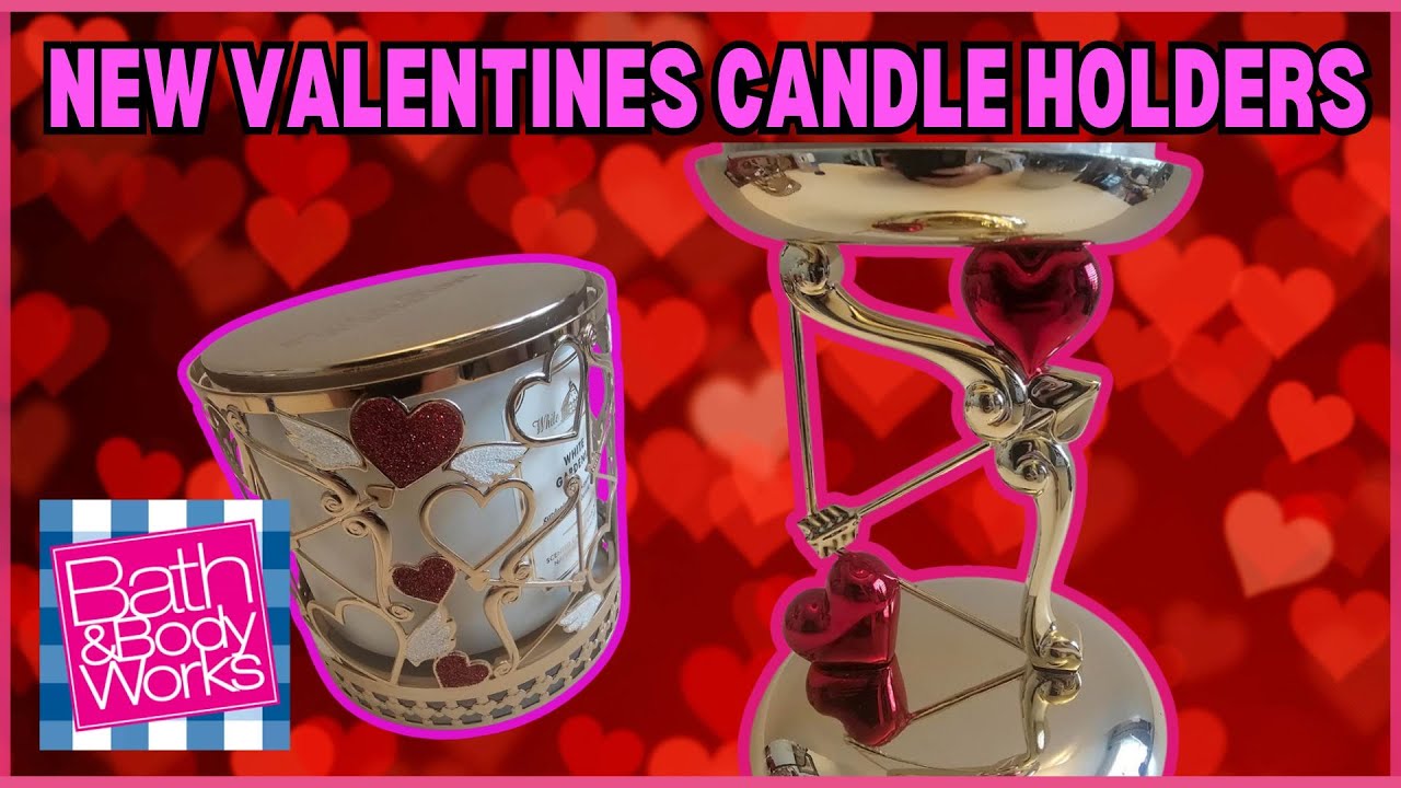 NEW VALENTINES 💖 2025 CANDLE HOLDERS AT Bath & Body Works #bathandbodyworks