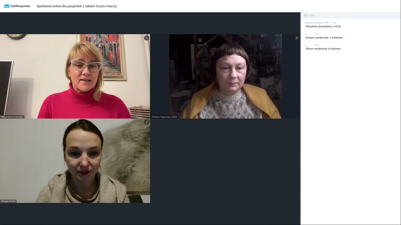 Webinar dla pacjentek z rakiem trzonu macicy